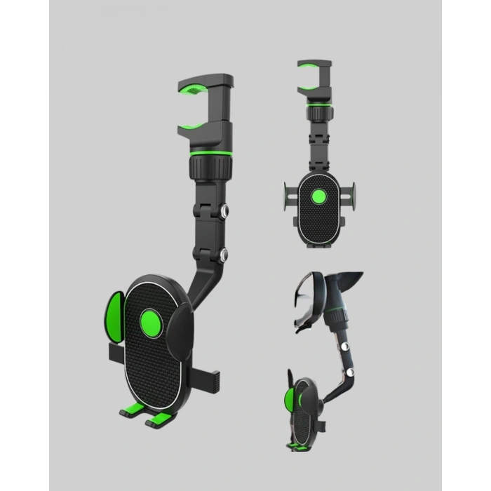 Dikiz Aynasına Ve Koltuk Başlığına Uyumlu Telefon Tutucu