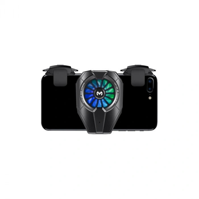 Dl06 Rgb Radyatör Telefon Soğutucu Fan - Siyah