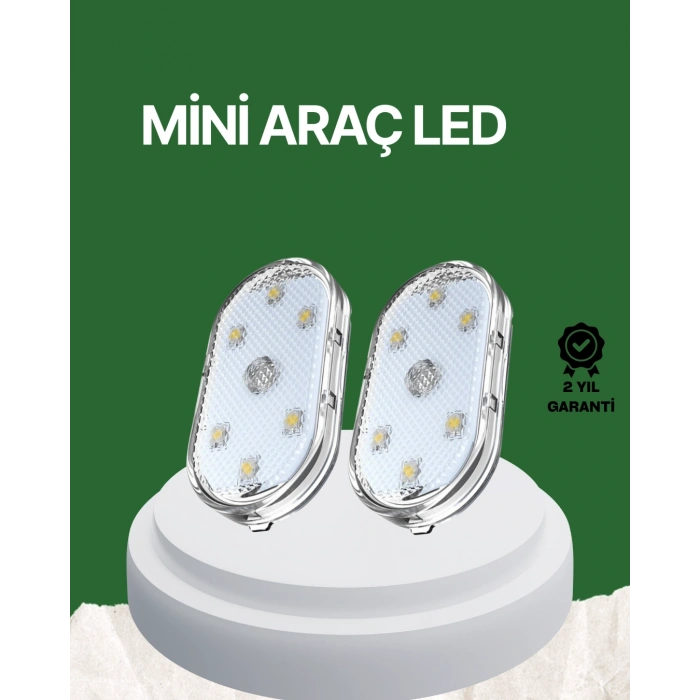 Dokunmatik Sensörlü Şarjlı Araç İçi Ambiyans Aydınlatma