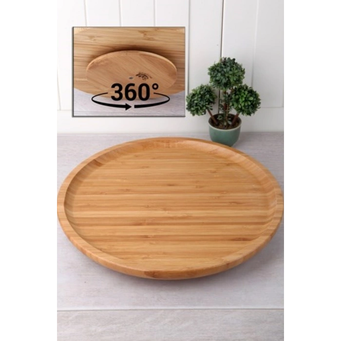 Dönerli Bambu Sunum Tabağı 30 Cm (599)