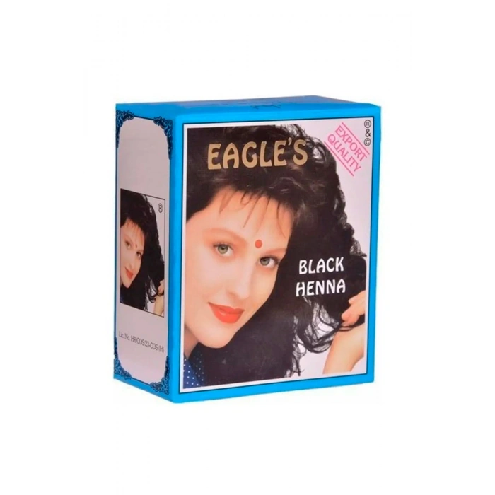 Eagles Orijinal Hint Kınası Saç Boyası Siyah - Black Henna-1696 (599)