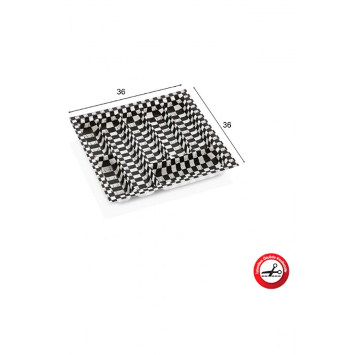 Eco Modül Kaşıklık 7 Gözlü Damalı 36X36Acero20133 (599)