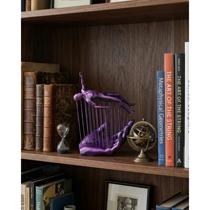 El İnsan Figür Mor