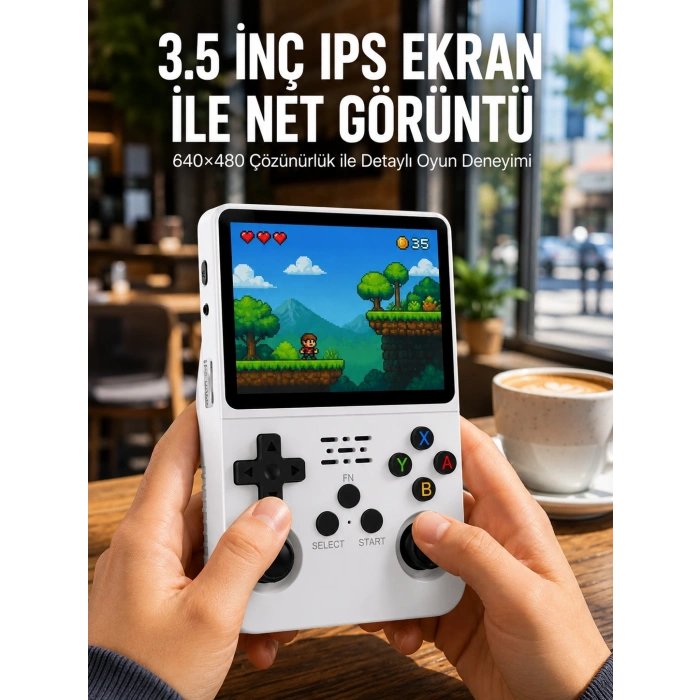 El Tipi Oyun Konsolu 3.5 İnç Hd Ekran Ve Hafıza Kartı Destekli Yeni Nesil