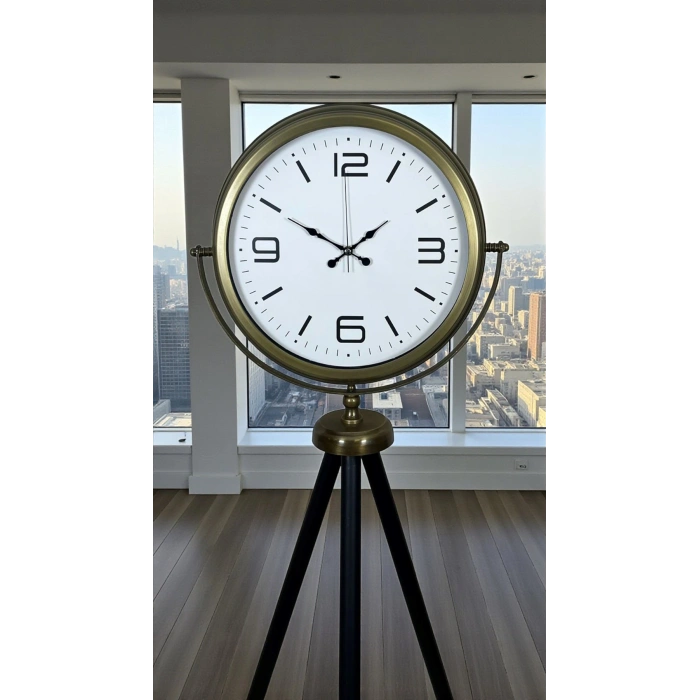 Elegant Vintage Tripod Ayaklı Saat