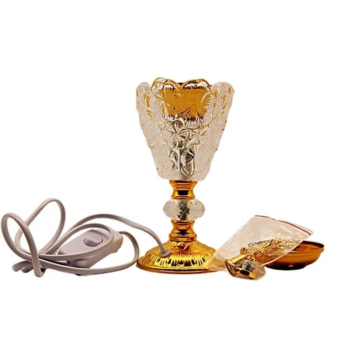 Elektrikli Cam Buhurdanlık (gold Detaylı)