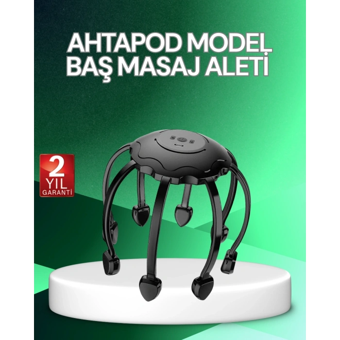 Elektrikli Saç Derisi Masaj Aleti Çok Noktalı Titreşimli Rahatlatıcı Bakım