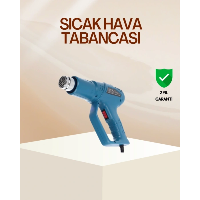 Endüstriyel 2000w Isı Tabancası Plastik Boru Lehim Boya Çıkarma