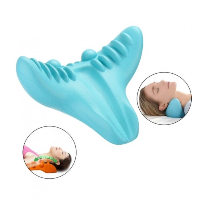 Ergonomik Boyun Masaj Yastığı – Servikal Traksiyon Destekli, Omurilik Ortopedik Yastık