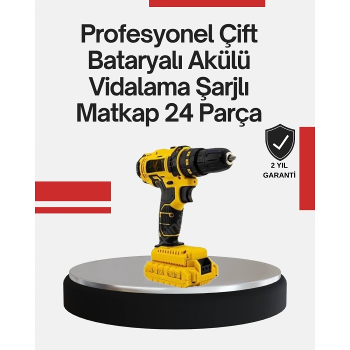 Ergonomik Tasarımlı 12v Matkap | 2 Vitesli, Led Aydınlatmalı Ve Dayanıklı