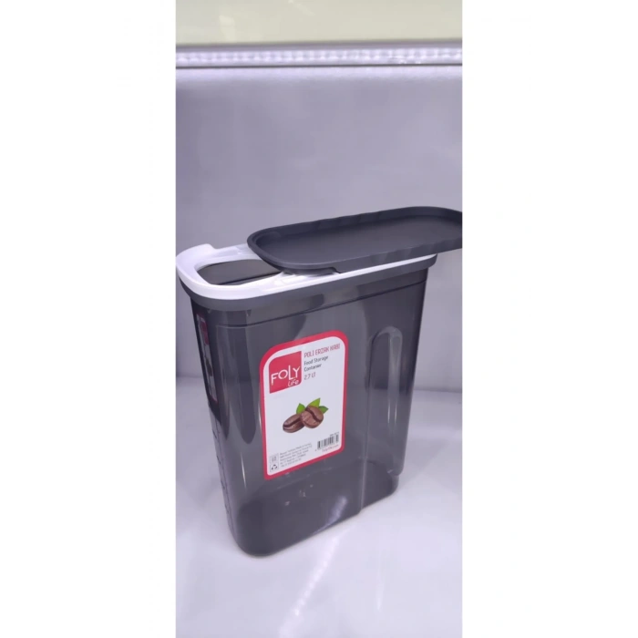 Erzak Saklama Kabı 2.7 Lt Ölçekli Kapağı Kızaklı Yenibnm0674 (599)