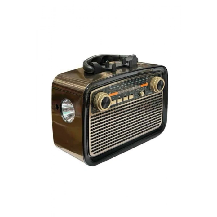 Eskitme Nostalji Tasarımlı Bluetoothlu Nostalji Radyo Ahşap Nostaljik Görünümlü