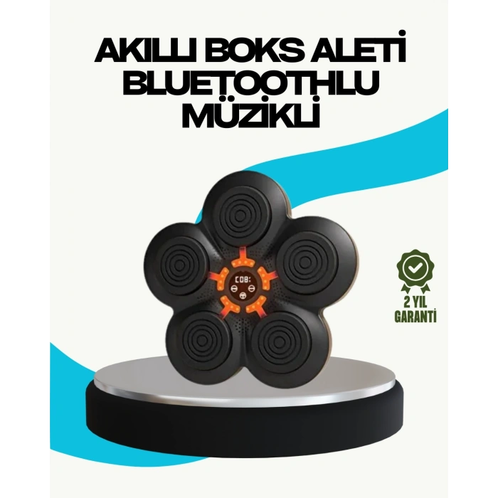 Ev Tipi Akıllı Boks Duvar Paneli Müzikli Bluetoothlu Refleks Geliştirme Cihazı