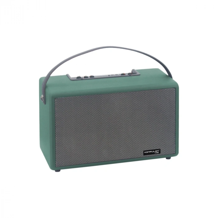 F32 2x50w Sürücülü 2 Adet Mikrofonlu Bt 5.2 Kablosuz Hoparlör - Yeşil