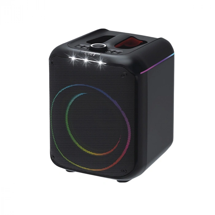 F39 25w Sürücülü Rgb Işıklı 2 Adet Mikrofonlu Bluetooth 5.3 Kablosuz Hoparlör – Siyah