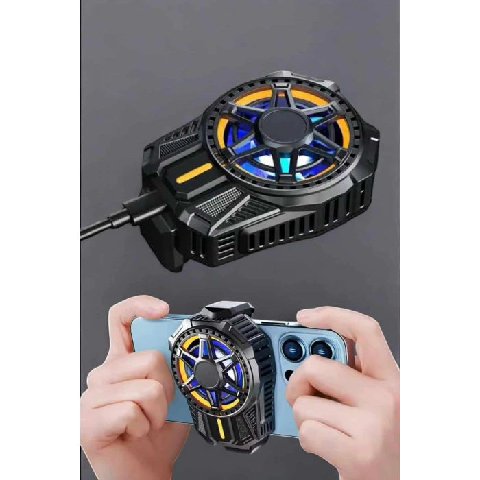 Fanlı Radyatör Soğutucu Telefon Soğutucu Tüm Telefonlara Uyumlu