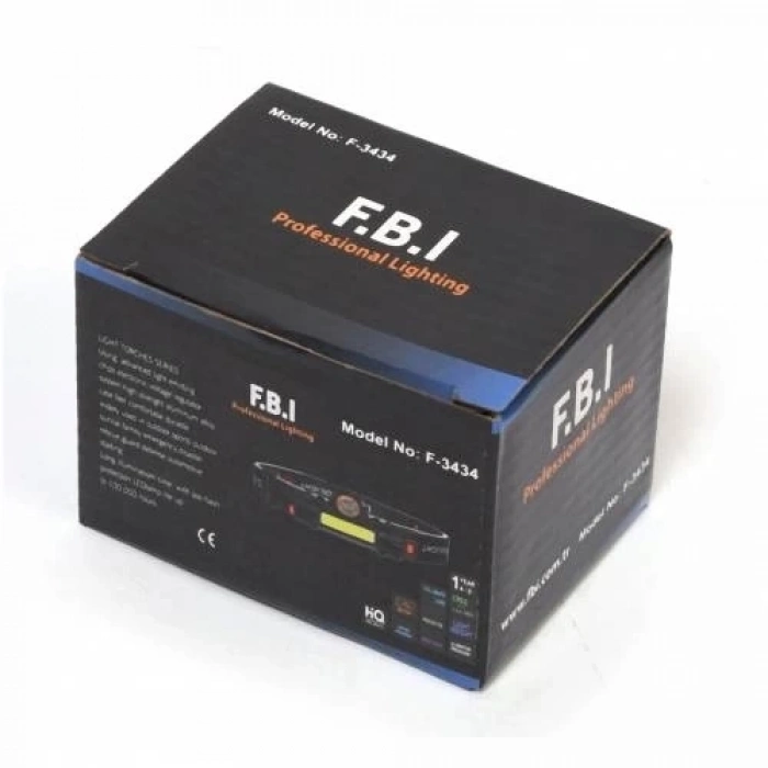 F.b.ı F-3434 Şarjlı Mıknatıslı Kafa Feneri