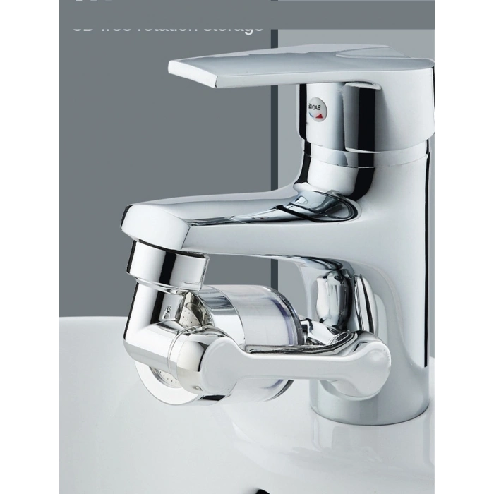 Filtreli Kireç Hapsedici Robotik Kol Musluk Başlığı - Mutfak Banyo Musluk Uzatma Aparatı Ucu (599)