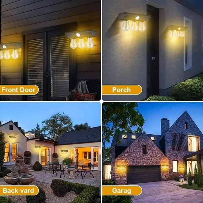 Fithome Yt-819 3 Watt Suya Dayanıklı Hareket Sensörlü Solar Led Lamba