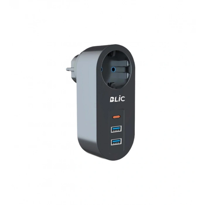 Ftr-07 2xusb 1xtypec Termal Akım Korumalı Isıya Dayanıklı Tekli Priz