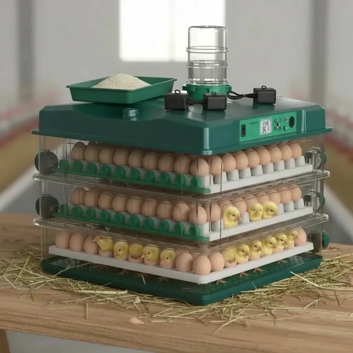 Fx-192 Model Tam Otomatik Kuluçka Makinesi –tüm Kanatlı Hayvanlara Uyumlu Yeni Nesil Su Hazneli Süngerli Sistem