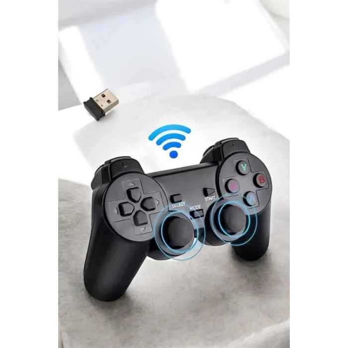 Game Stick 2000 Oyunlu 2.4g Kablosuz Çift Kol Yüksek Hassasiyetli Wireless