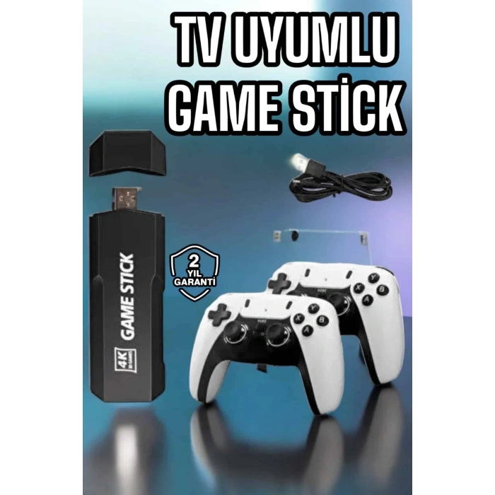 Game Stick Retro 8k Ultra Hd Video Oyun Konsolu Android Tv Özelliği