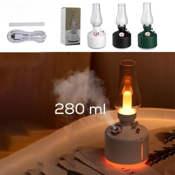 Gaz Lambası Tasarımlı Hava Nemlendirici