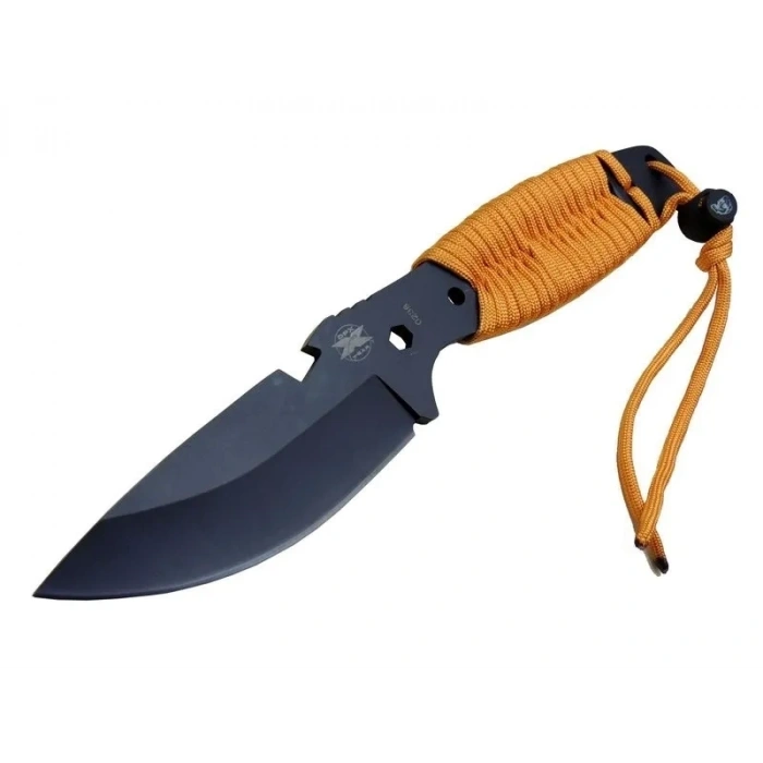 Gear Assault 0238trn Kamp Bıçağı 22,5 Cm - Turuncu, Metal İpli Sap