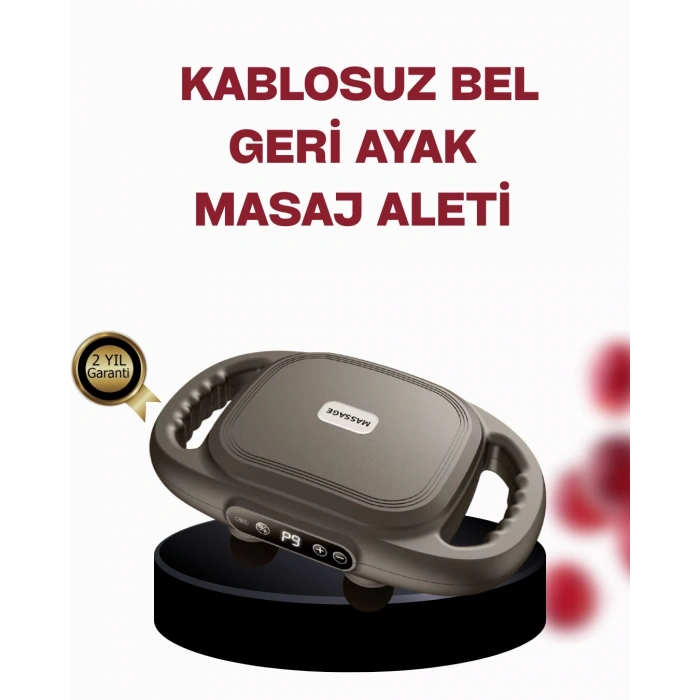 Geliştirilmiş 6 Başlıklı Şarjlı Masaj Aleti 2000 Mah Derin Doku Masajı