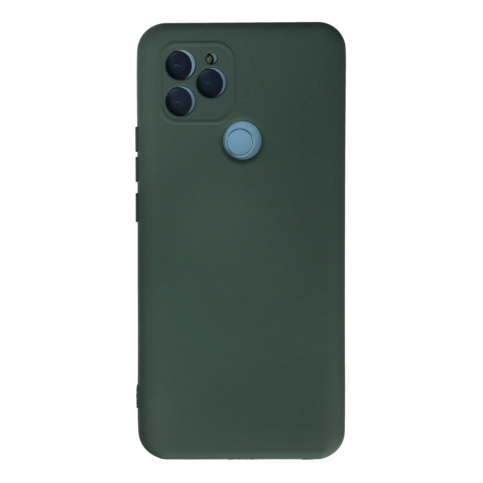 General Mobile Gm 21 Kılıf Nano İçi Kadife Silikon - Koyu Yeşil