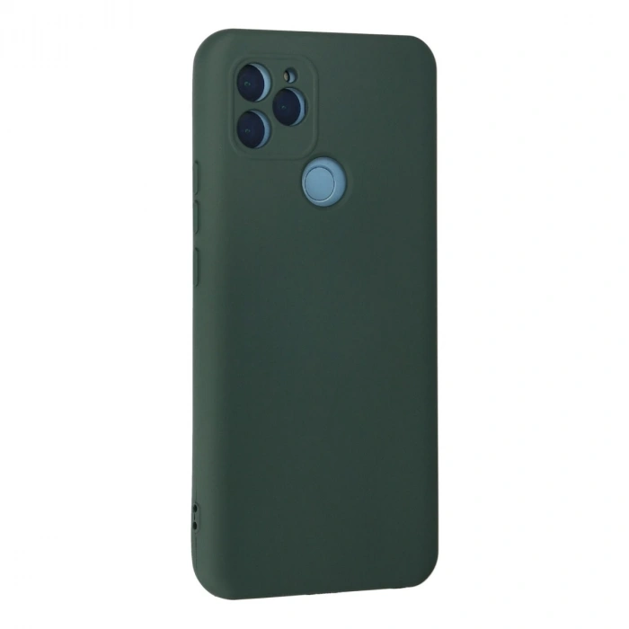 General Mobile Gm 21 Kılıf Nano İçi Kadife Silikon - Koyu Yeşil