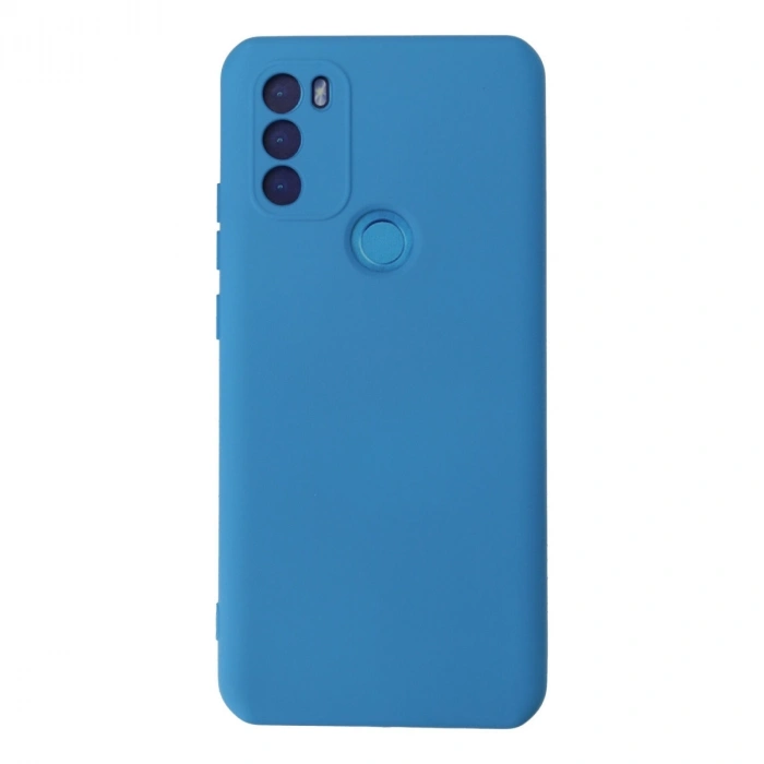 General Mobile Gm 21 Plus Kılıf Nano İçi Kadife Silikon - Mavi