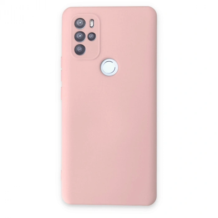 General Mobile Gm 21 Pro Kılıf Nano İçi Kadife Silikon - Pudra