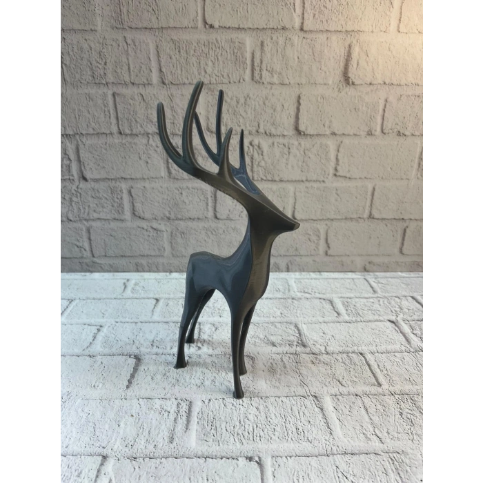 Geyik Figürü Gri