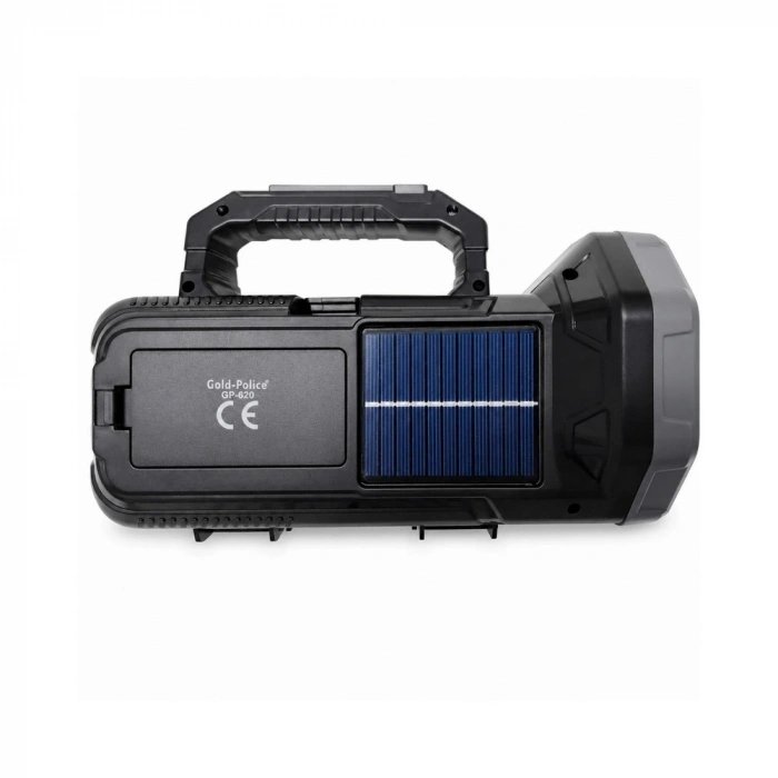 Gold  Gp-620 Solar Şarjlı 50 Watt Güçlü Kamp El Feneri Takım Çantalı