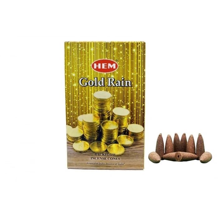 Gold Rain Back Flow Cones 10lu