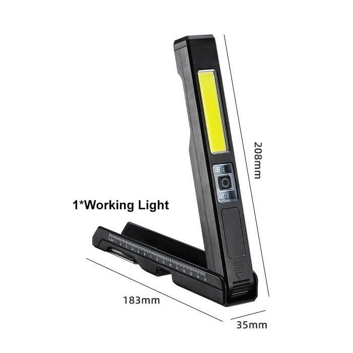 Gold Silver Gs-2070 30w Şarjlı Mıknatıslı Katlanabilir Led Çalışma Tamirci Feneri