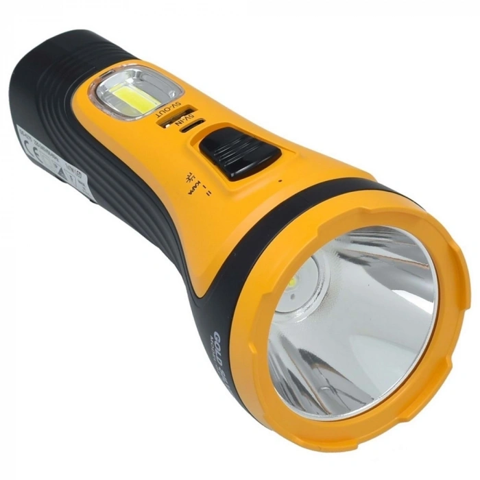 Gs-4275 7 Watt Cob Aydınlatmalı Şarjlı El Feneri