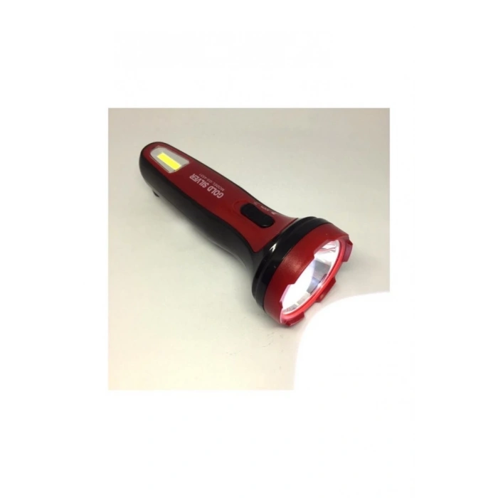 Gold Sılver Gs-4531 3 Watt+1 Watt Cob Ledli Şarjlı El Feneri