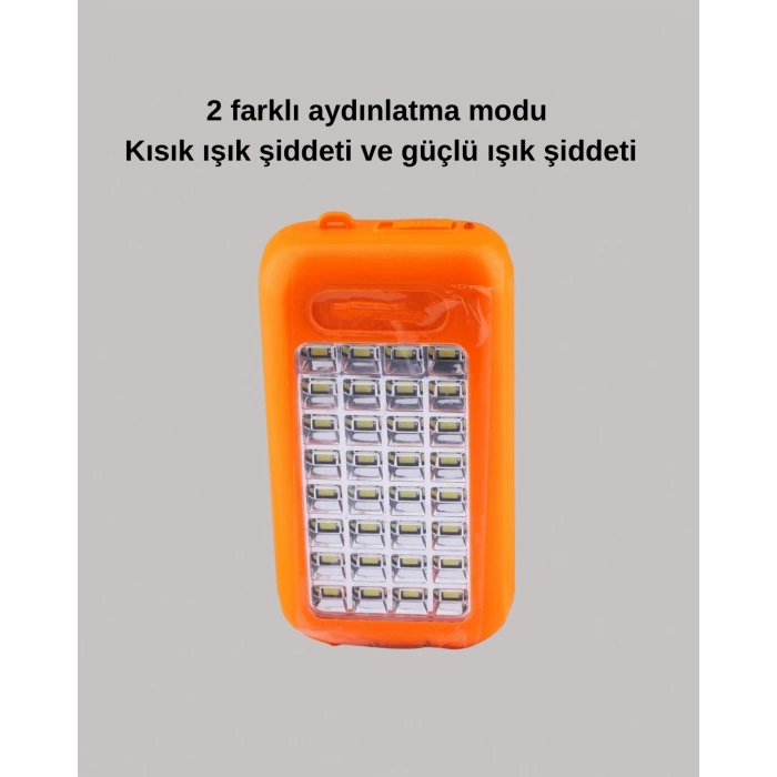 Gold Silver Gs-875 Outdoor Powerbank & Işıldak – Güneş Paneli, 32 Led, 10000 Mah, Çift Çıkış