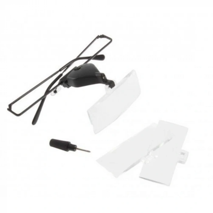 Gözlük Modeli  1.5x,2.5x,3.5x 3 Adet Lensi Gözlük Büyüteç