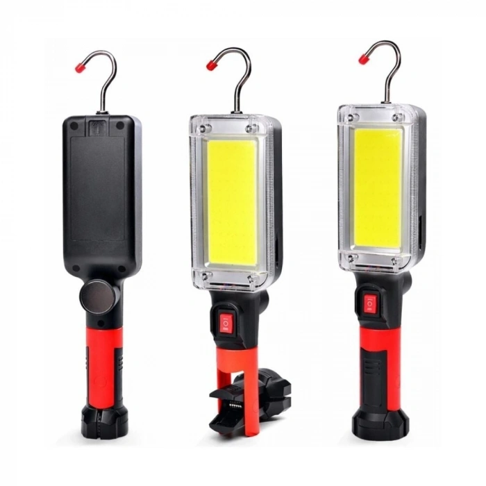 Gs-2040 1200 Lümenmıknatıslı Cob Led Tamirci Feneri