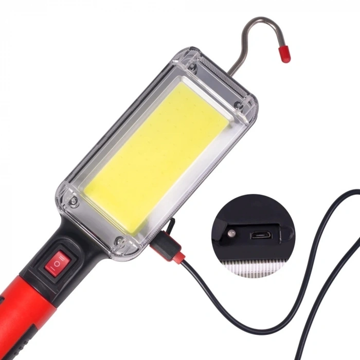 Gs-2040 1200 Lümenmıknatıslı Cob Led Tamirci Feneri
