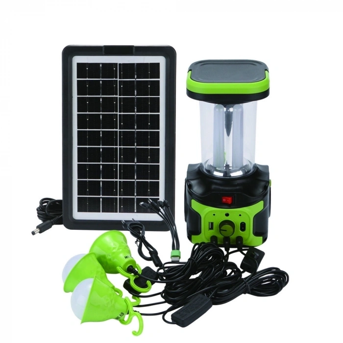 Gs-906 Bluetooth Radyo Usb Güneş Paneli Dahil Solar Enerjili Şarjlı Spot Fener