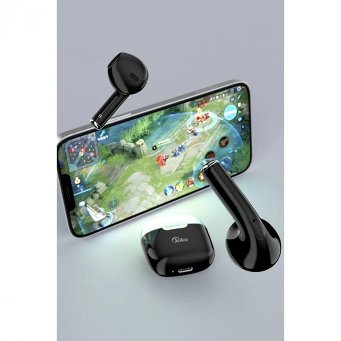 Gt12 Kablosuz Airpods Kulaklık - Siyah