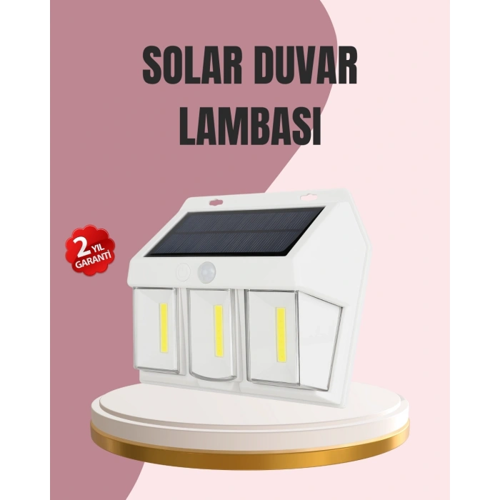 Güneş Enerjili Bahçe Ve Duvar Aydınlatma – Bk-618-3 Led Lamba