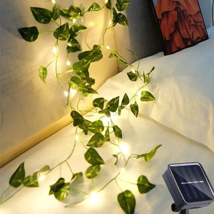 Güneş Enerjili Sarmaşık Led Dekor 5 Metre