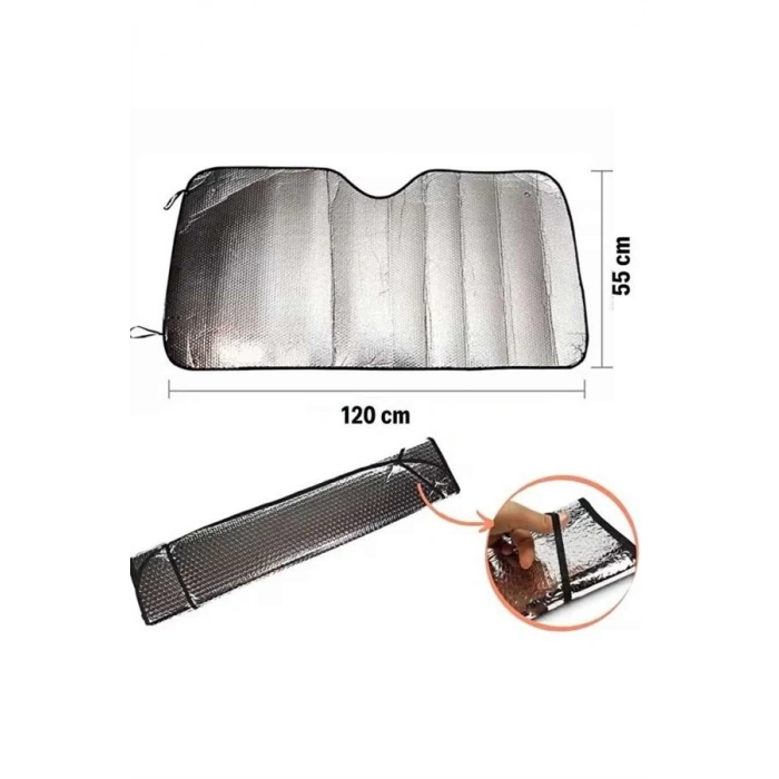 Güneşlik Koruyucu Perde Metalize Oto Araç Araba Güneşliği Ön Cam Güneşliği