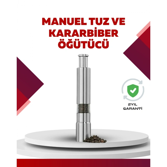 Hafif Ve Kompakt, Taşınabilir Baharat Öğütücü - Mutfak Ve Masa İçin